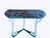 Italian Wooden Console with Carved Swans, Marble Top and Mirror, 1950s For Sale - Image 6 of 17