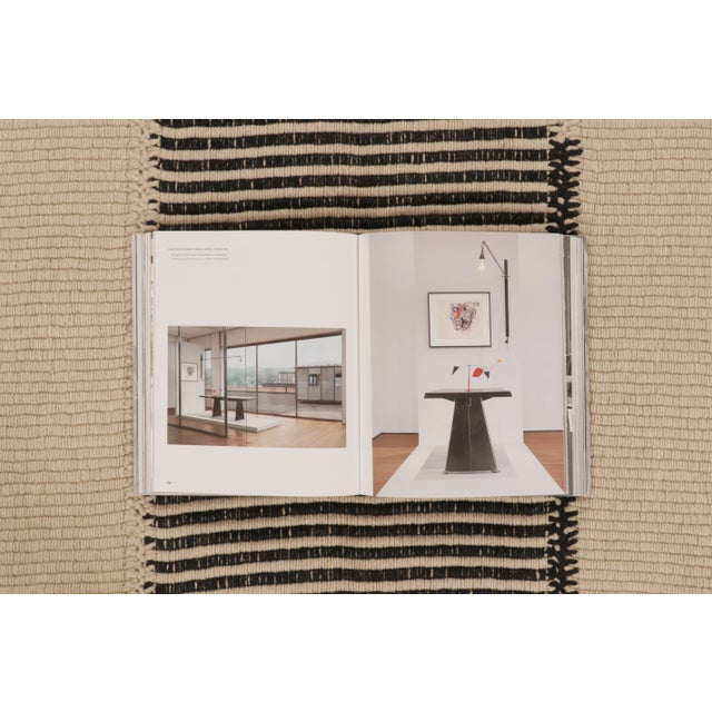 Rug & Kilim's Contemporary Rez Kilim Flatweave With Linear Black Design For Sale In New York - Image 6 of 10