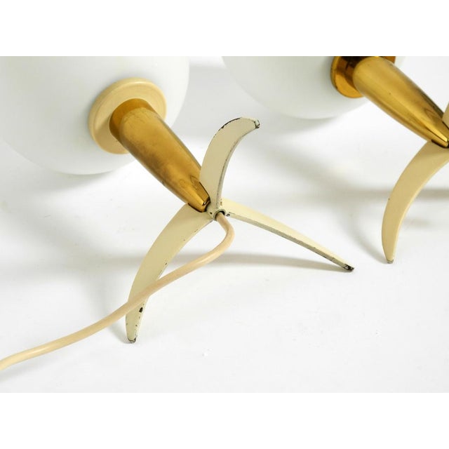 Mid-Century Modern Rocket Table Lamps in Brass and Glass, 1950s, Set of 2 For Sale - Image 14 of 18