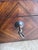 Wood Theodore Alexander Diamond-Matched Walnut Veneer and Solid Walnut Jewelry Box, Valet Box or Document Chest With Keys For Sale - Image 7 of 12