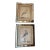 Antique Italian Hand-Painted Prints of Exotic Birds With Mirror Frames.- A Pair For Sale