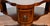 Brown 1930 English Regency Mahogany & Leather Top Center Table / Hall Table For Sale - Image 8 of 15