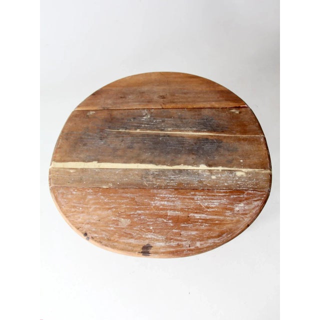 Antique Painted Drop Leaf Table For Sale - Image 4 of 12