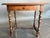 French 19th Century French Walnut Single Drawer Side Table For Sale - Image 3 of 6