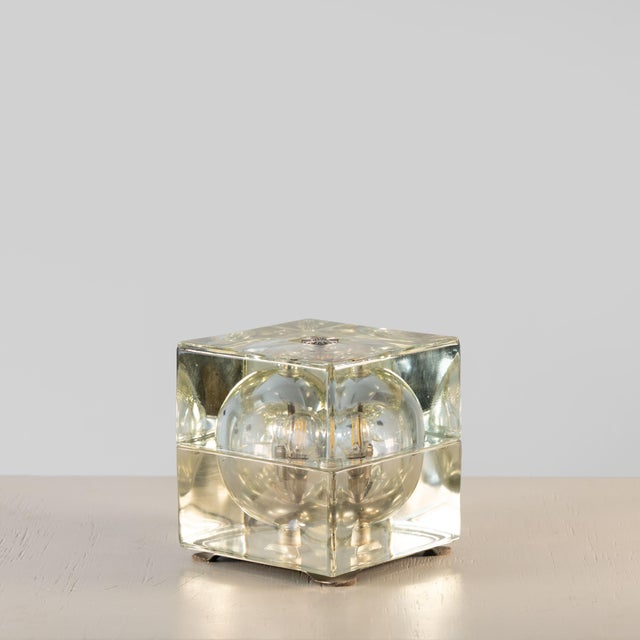 Cubosfera Lamp by Alessandro Mendini for Fidenza Vetraria, Italy, 1960s For Sale - Image 3 of 10