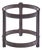Roger Sprunger for Dunbar Mid Century Mahogany and Glass Top Side Table For Sale