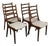 Teak Dining Chairs from KS Møbler, 1960s, Set of 4 For Sale