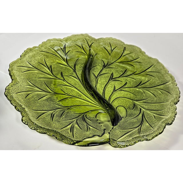 Avocado Leaf Server For Sale - Image 6 of 8