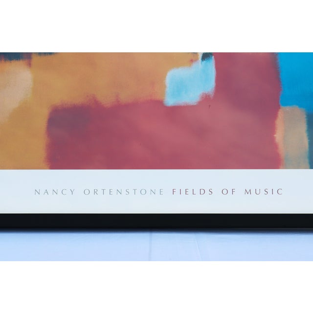 Nancy Ortenstone Fields of Music Abstract Expressionism Artwork Print, Framed For Sale - Image 12 of 15