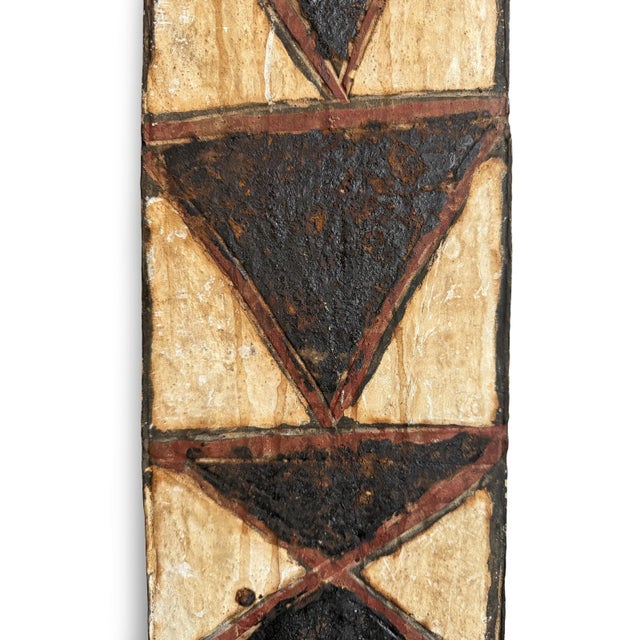 Old Antique Burkina Faso Antelope Plank Mask For Sale - Image 10 of 12