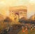 Wood Early 20th Century French Arc De Triomphe Oil Painting in Gilt Frame For Sale - Image 7 of 9