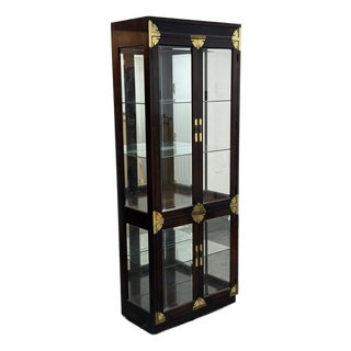 Late 20th Century Chinoiserie Curio/Display Case For Sale