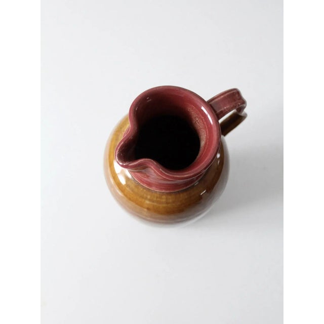 Vintage Studio Pottery Pitcher Circa 1983 For Sale - Image 9 of 11