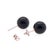 Contemporary Tiffany & Co. Black Onyx Ball Stud Earrings in Sterling Silver 10mm 3.51g, A Pair For Sale - Image 3 of 7