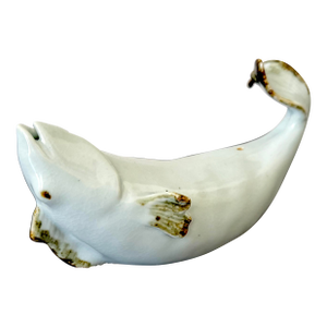 Contemporary Porcelain Water Dropper of a Whale