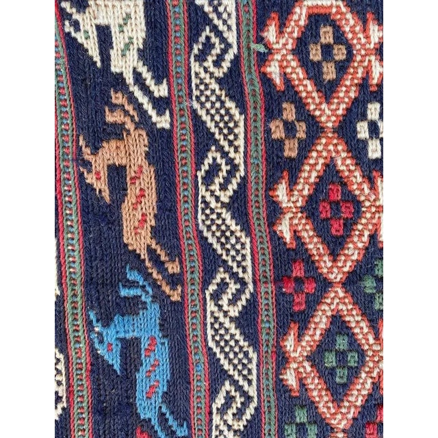 Vintage Azerbaïdjan Soukak Kilim Rug For Sale - Image 9 of 15