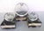 Vintage Never Used Set of 3 Val St Lambert Crystal "Beaulieu" Candleholders Belgium 1970s For Sale - Image 15 of 15