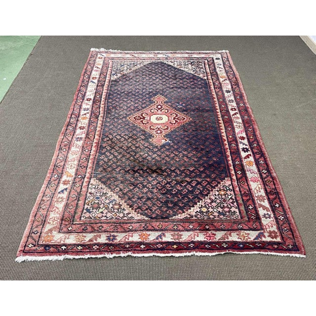 Textile Middle Eastern Handmade Wool Rug For Sale - Image 7 of 11