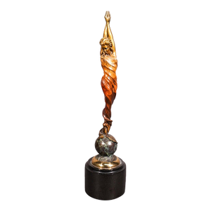 J. LaCasse ( B. American 1948), Compassion Bronze Sculpture, Signed and Numbered
