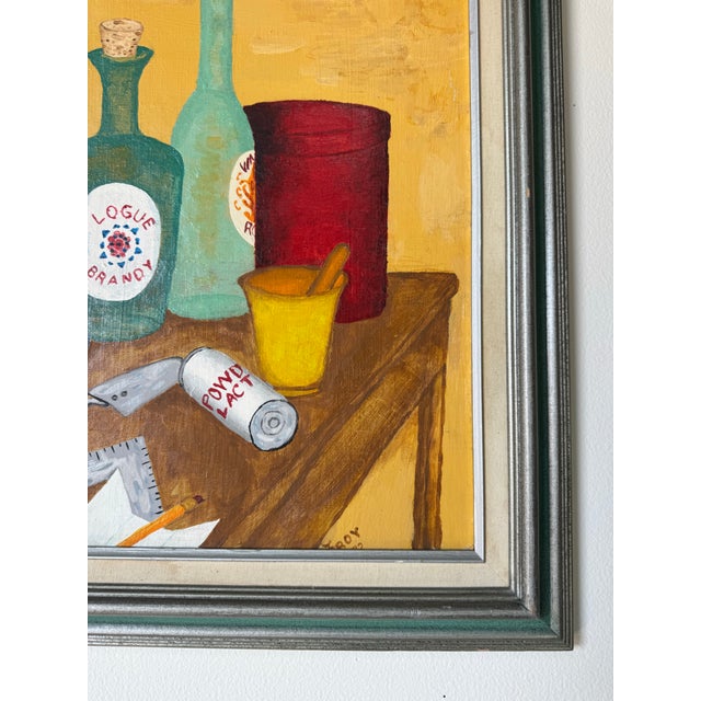 1972 E. J. Troy Impressionist Still Life Oil on Board Painting For Sale In Miami - Image 6 of 9