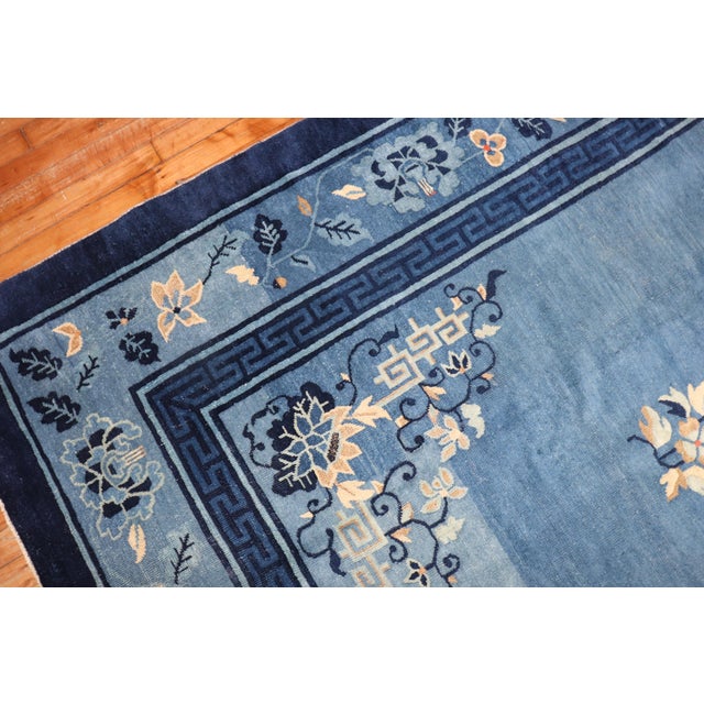 Early 20th Century Zabihi Collection Chinese Peking Room Rug - 9'1" x 11'8" For Sale - Image 11 of 11