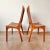 Mid-Century Modern Nordic Furniture Danish Teak High Back Upholstered Dining Chairs - Set of 6 For Sale - Image 3 of 7