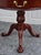 1980s Pennsylvania House Mahogany Drum Table Vintage Pedestal Ball Claw Feet Side For Sale - Image 5 of 15