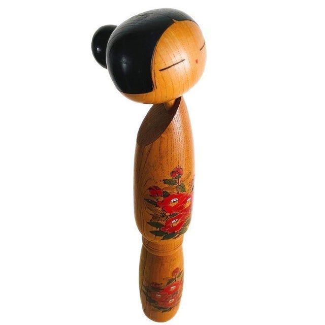 Vintage Japanese Sosaku Kokeshi Figurine by Sato Suigai, 1960s For Sale - Image 6 of 15