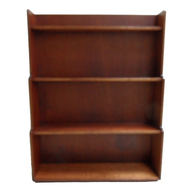 Vintage Open Bookcase in Wood, 1950s For Sale