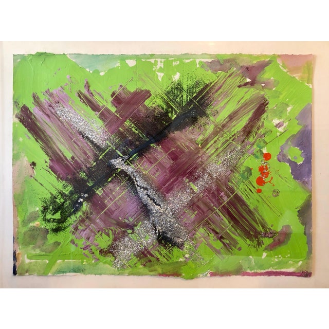 Titled: SIlver Bullet, Hand signed, dated and titled. Sheet measures 22 X 30 From her Pompidou Series (1979-1981) built...