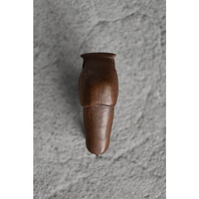 Mid-Century Modern Vintage Danish Dark Teak Bison Figurine, 1960s For Sale - Image 3 of 9