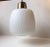 Mid-Century Modern Reeded Glass & Brass Pendant Lamp, 1950s For Sale - Image 3 of 9