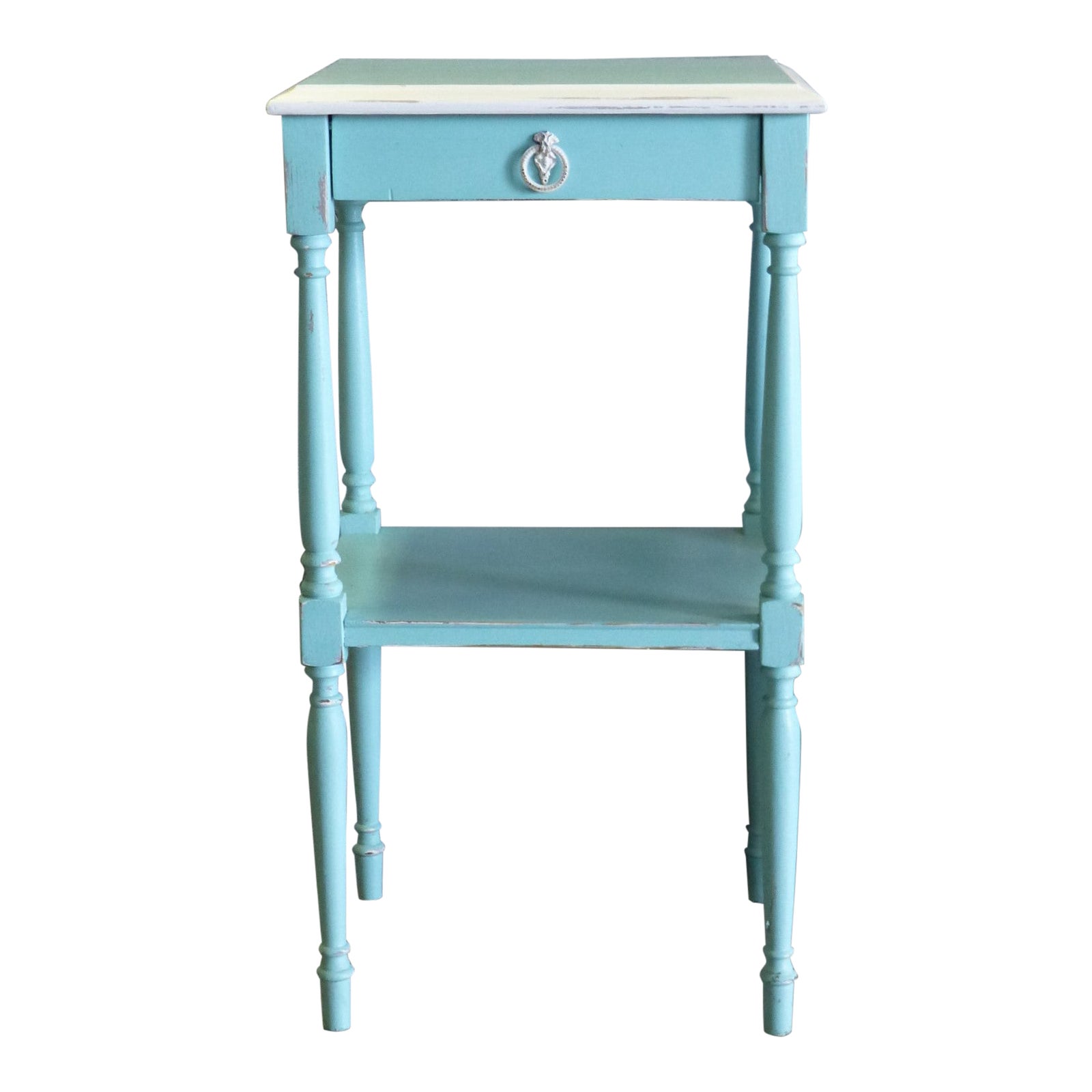 Vintage Turquoise Nightstand Chairish