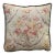 Rose & Tulip Floral Linen Decorative PIllow For Sale