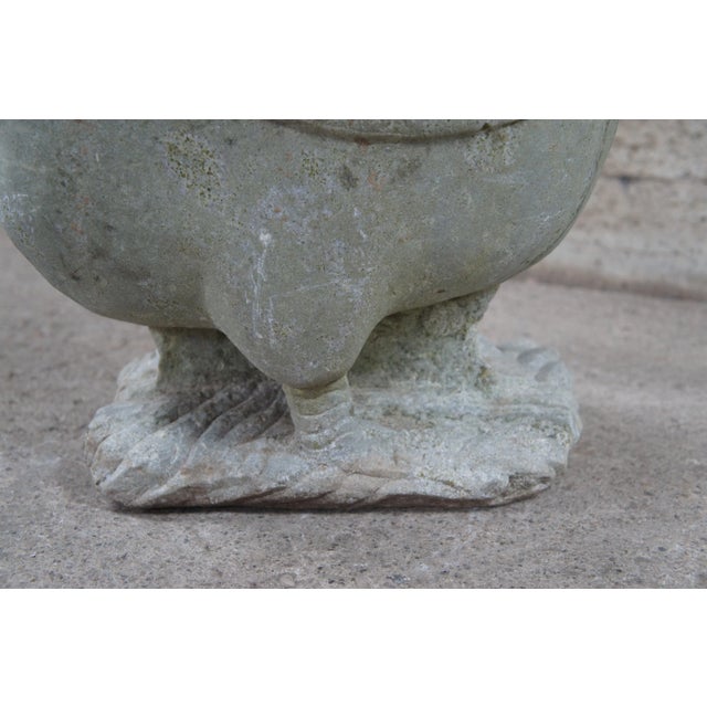 1930s Italian Carved Stone Bird Garden Sculpture Statue For Sale - Image 12 of 12
