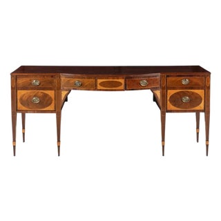 18th Century Irish George III Mahogany and Satinwood Sideboard For Sale
