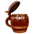 Antique Oak and Copper Barrel-Form Tavern Beer Stein, 1890 For Sale - Image 11 of 11