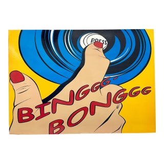 Bing Bong! Graphic Art Print on Board For Sale
