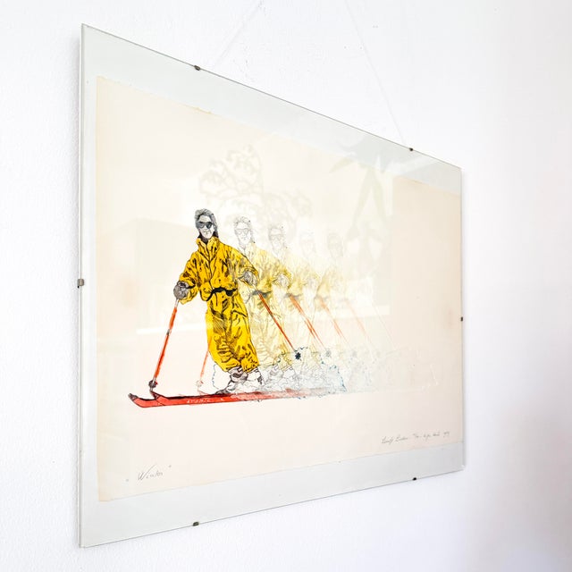Leentje Linders, Winter, 1989, Relief Print For Sale - Image 6 of 11
