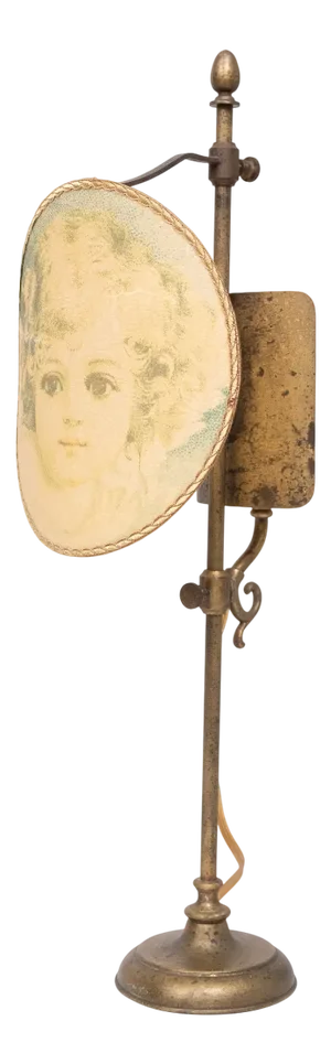 Bouillotte Style Golden Table Lamp, France, 1960s
