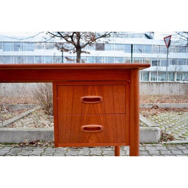 Mid-Century Danish Desk in Teak, 1960 For Sale - Image 6 of 18