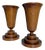 1930s Art Deco Treen Vases, a Pair For Sale