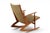This Model 97 T/T rocking chair brings a gently curved teak frame together with soft fabric upholstery for a comfortable,...
