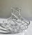 Late 20th Century Diamond Cut Clear Crystal Handled Basket For Sale In New York - Image 6 of 13