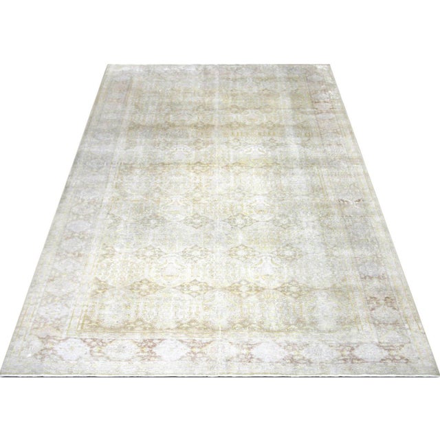 1960s 1960s Turkish Oushak Rug For Sale - Image 5 of 6