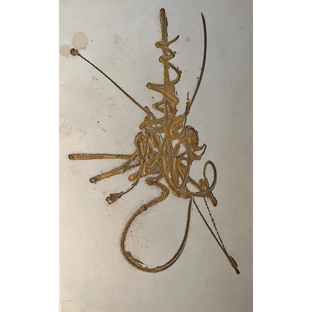 Georges Mathieu, Composition, 1965, Original Drawing For Sale