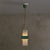 Mid-Century Modern Italian Green Opaline Glass Pendant Light in the Manner of Stilnovo, 1950s For Sale - Image 3 of 6