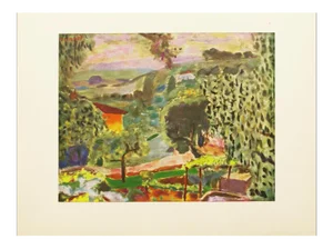1947 After Pierre Bonnard, Paysage Original Period Parisian Lithograph