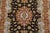 2000 - 2009 Fine Tabriz Rug 3’4” X 4’10” Black Wool/Silk Traditional Hand-Knotted Carpet For Sale - Image 5 of 12