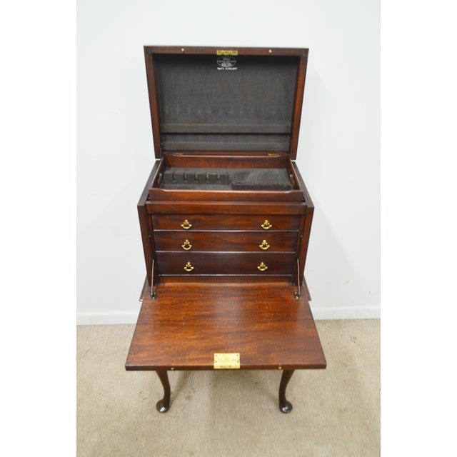 Brown Henkel Harris Mahogany Silver Chest For Sale - Image 8 of 12